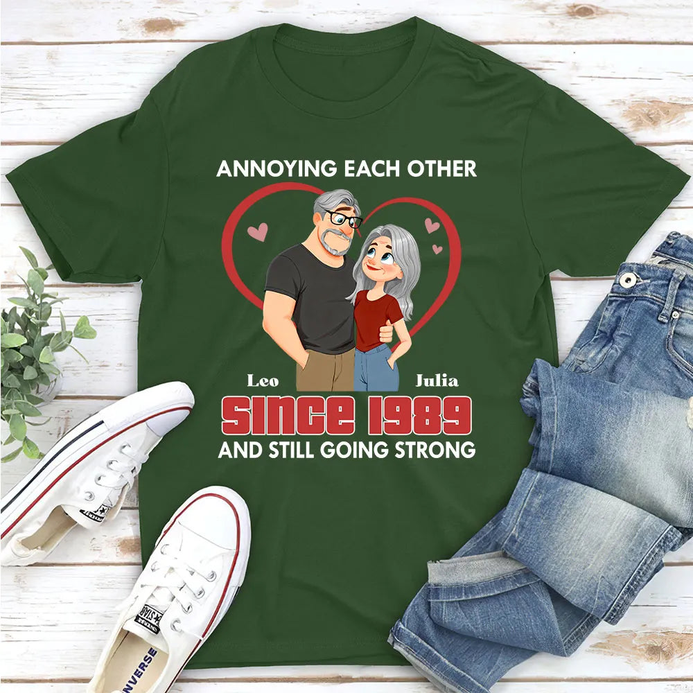 Personalized Anniversary T-Shirt for Couples - Funny Gift Since 1989 Cloth MagicInPrints