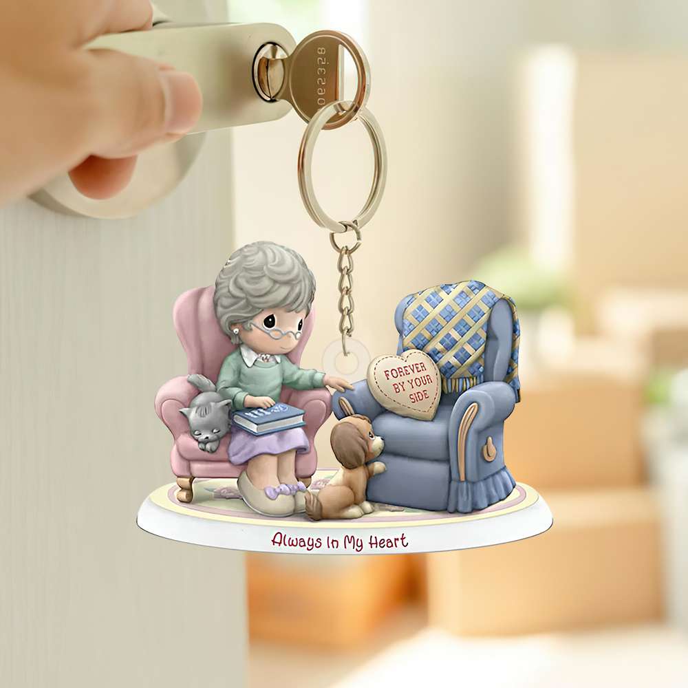 Personalized Forever Keychain for Couples Keychains PopCulturePrints