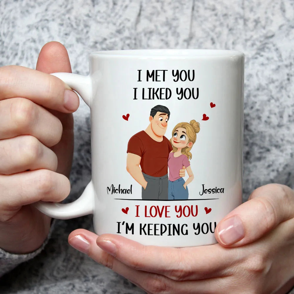 Personalized Romantic Mug for Couples - Sentimental Gift for Anniversaries Cup MagicInPrints
