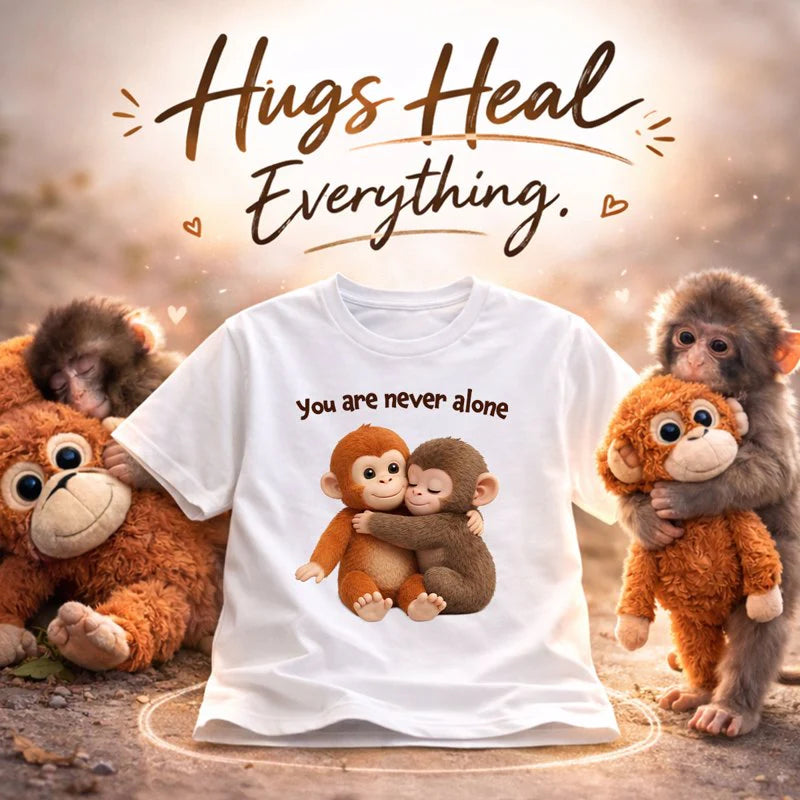 Personalized Monkey Sweatshirt for Women - Cute Cozy Gift Cloth MagicInPrints