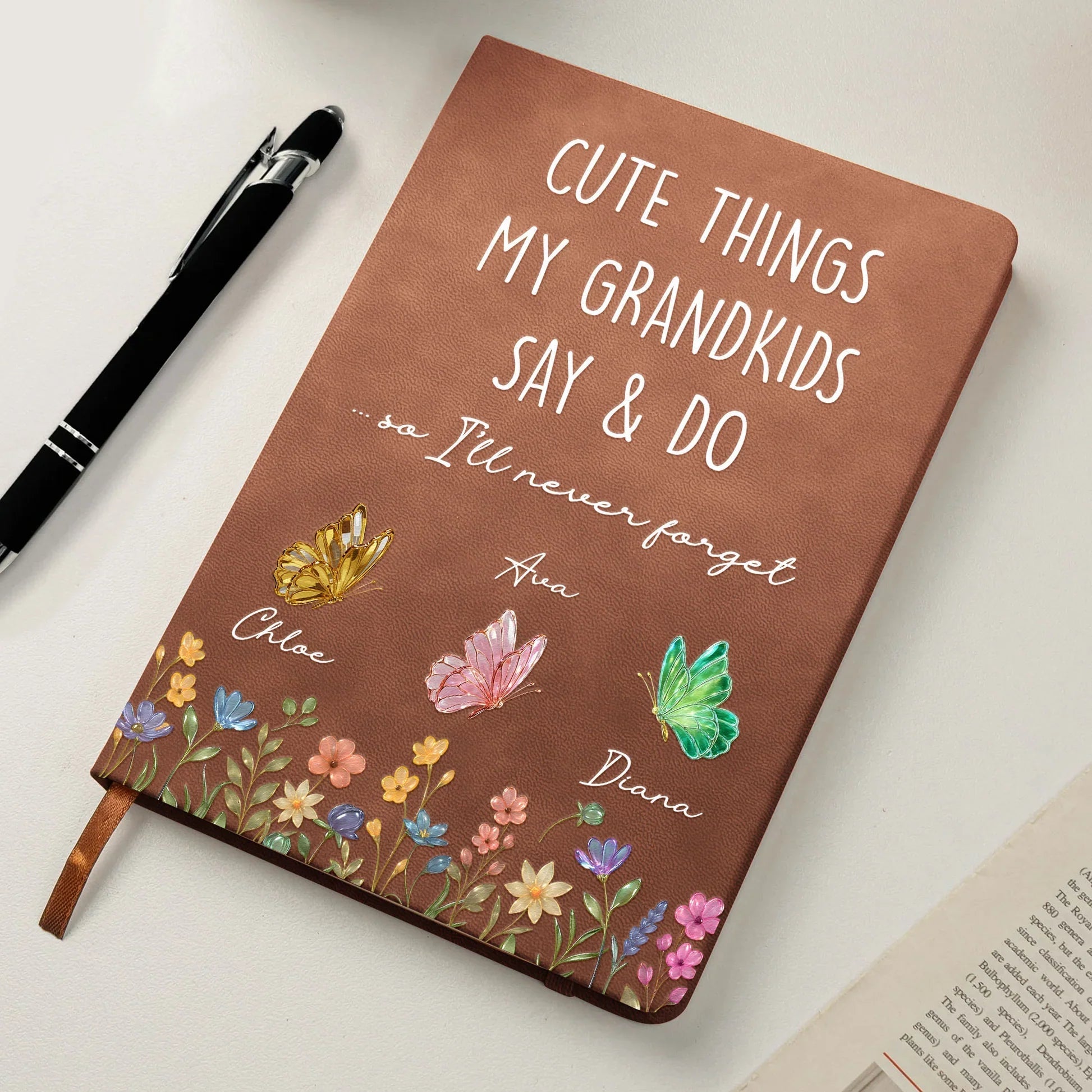 Personalized Grandkids Memory Journal for Grandparents - Keepsake Gift Stationery MagicInPrints