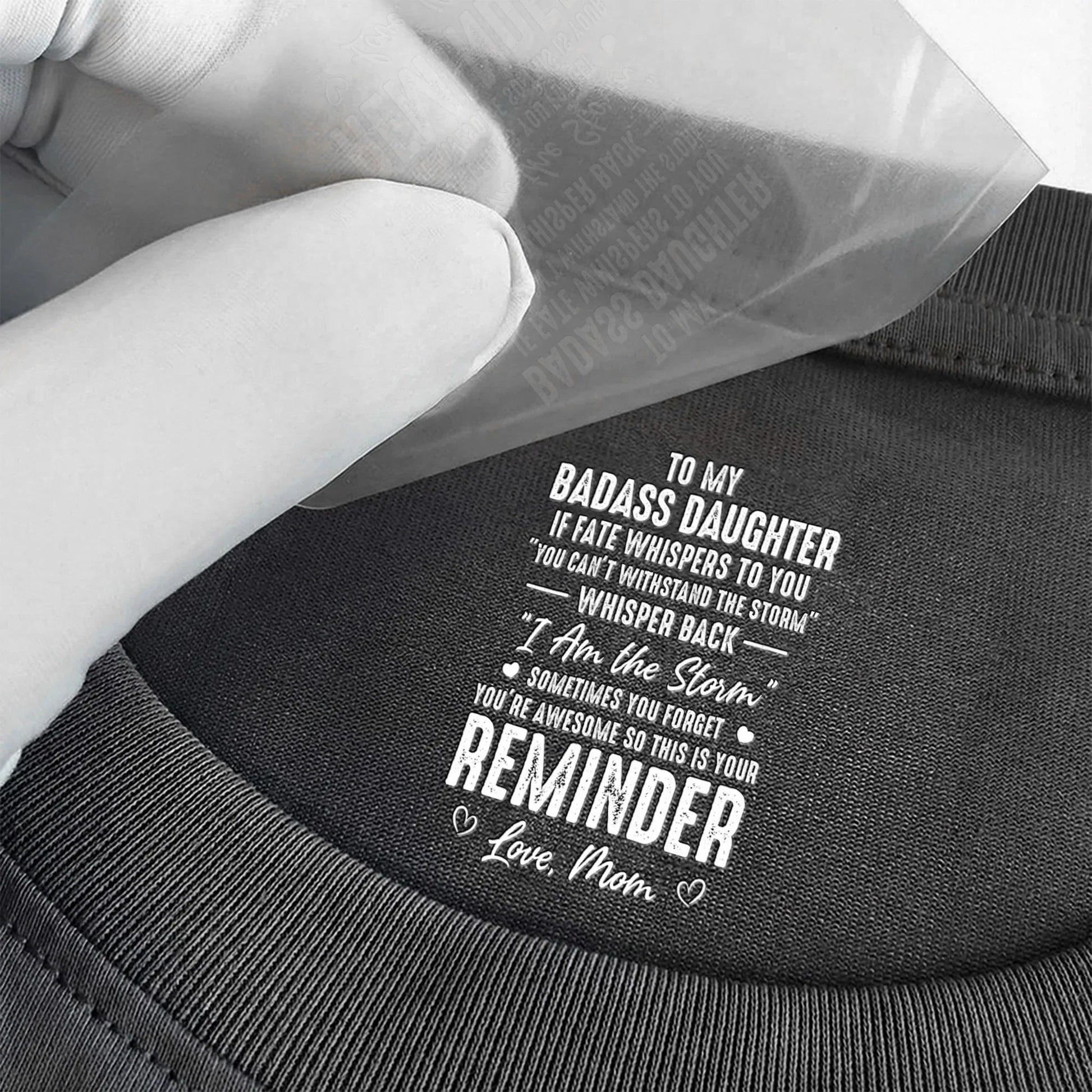 Personalized Daughter T-Shirt for Women with Empowering Quote - Gift from Mom Cloth MagicInPrints