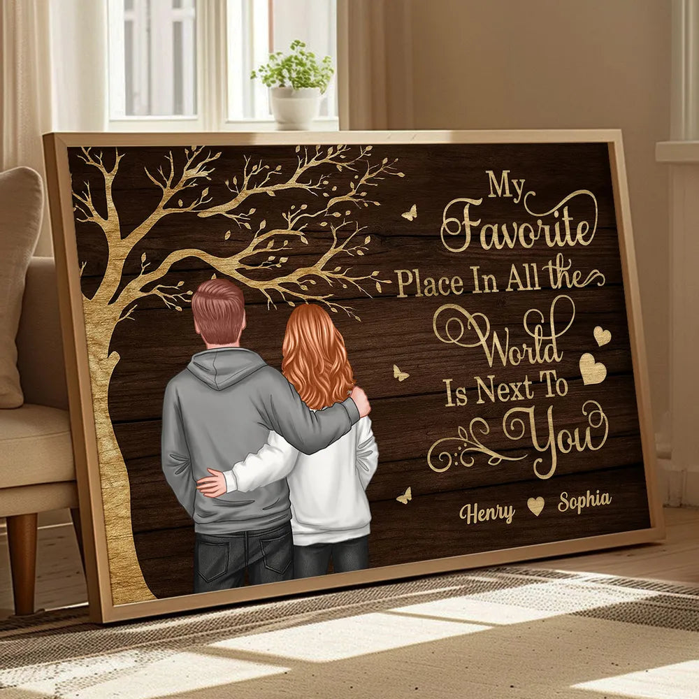 Personalized Couple Wall Art for Home Decor - Sentimental Gift Poster or Canvas MagicInPrints