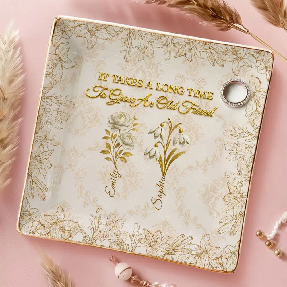 Personalized Friendship Ceramic Plate for Friends - Sentimental Keepsake Gift Jewelry MagicInPrints