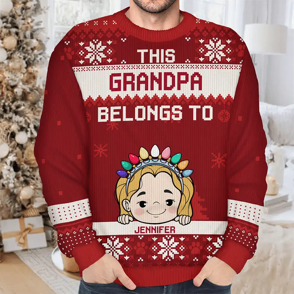 Personalized Grandma Christmas Sweater for Family - Holiday Gift Cloth MagicInPrints