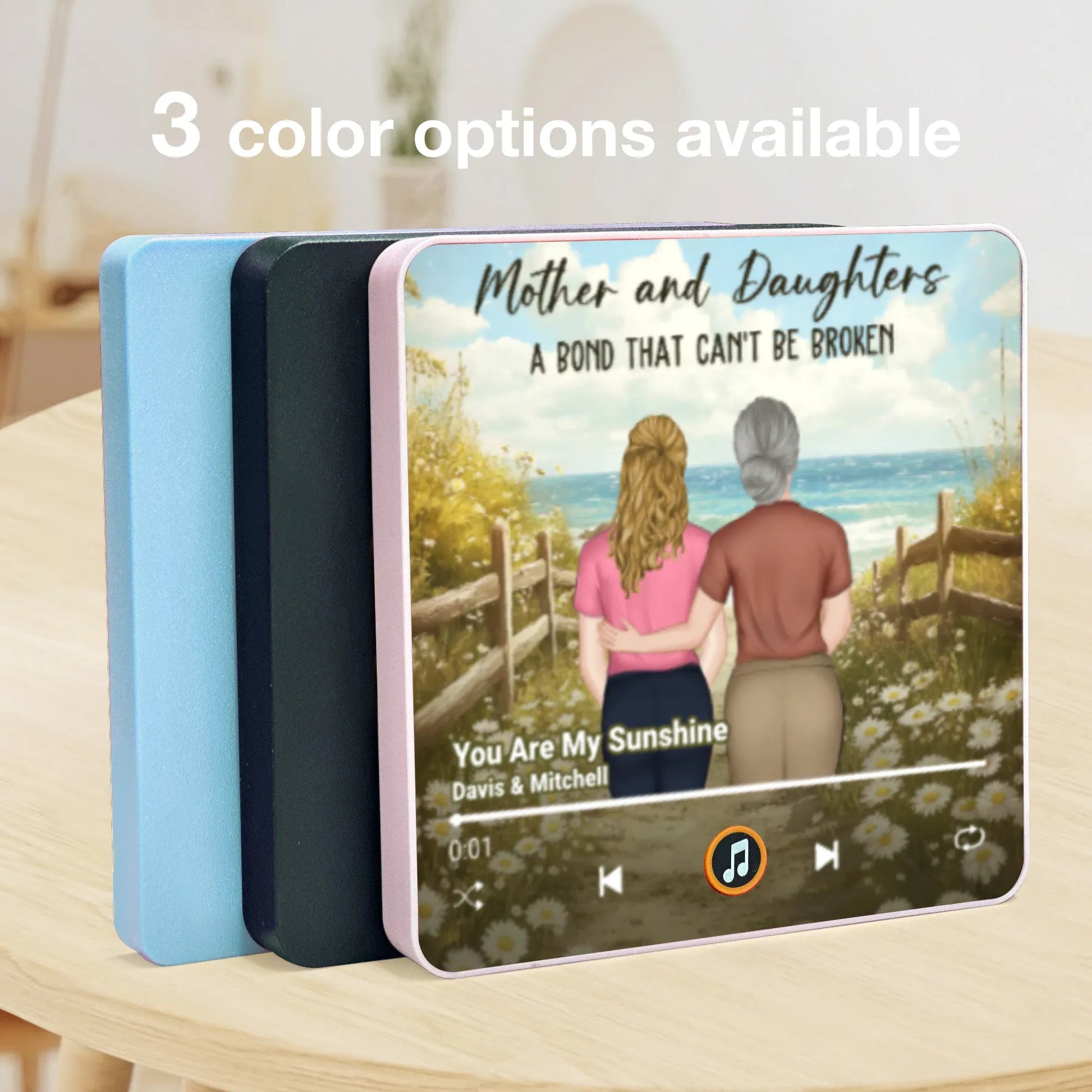 Personalized Music Plaque for Mother and Daughter - Sentimental Gift for Special Bond Fridge Magnet MagicInPrints