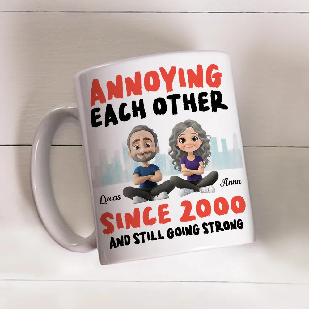 Personalized Couple Mug for Partners - Funny Anniversary Gift Cup MagicInPrints