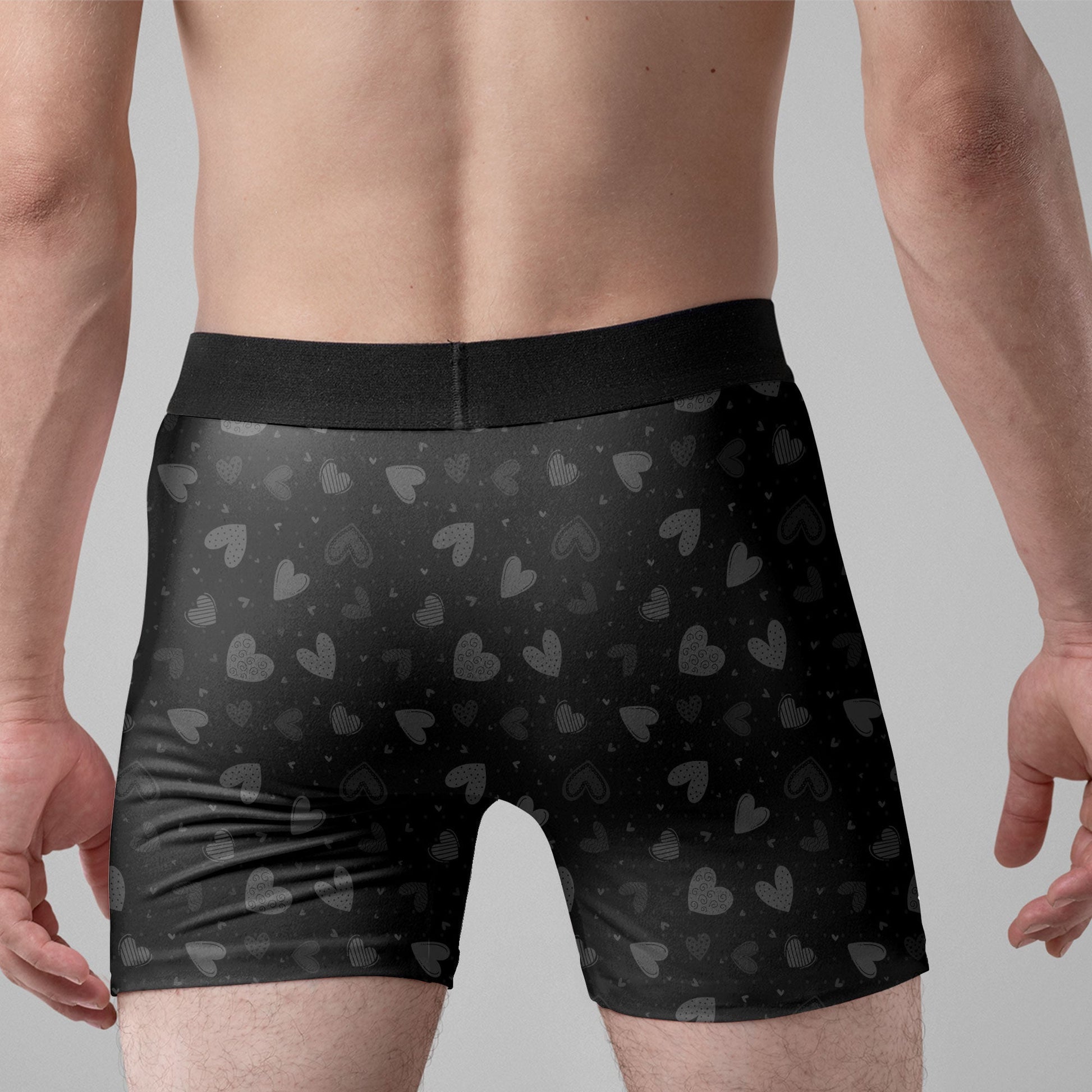Personalized Men's Boxer Briefs Romantic Gift - Valentine's Day Underwear MagicInPrints