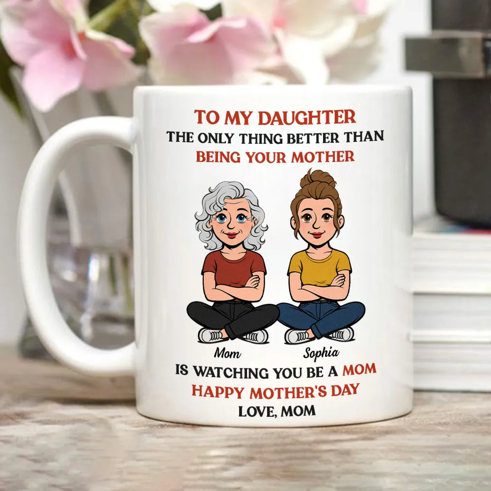 Personalized Mother's Day Mug for Daughter - Heartfelt Gift from Mom Cup MagicInPrints