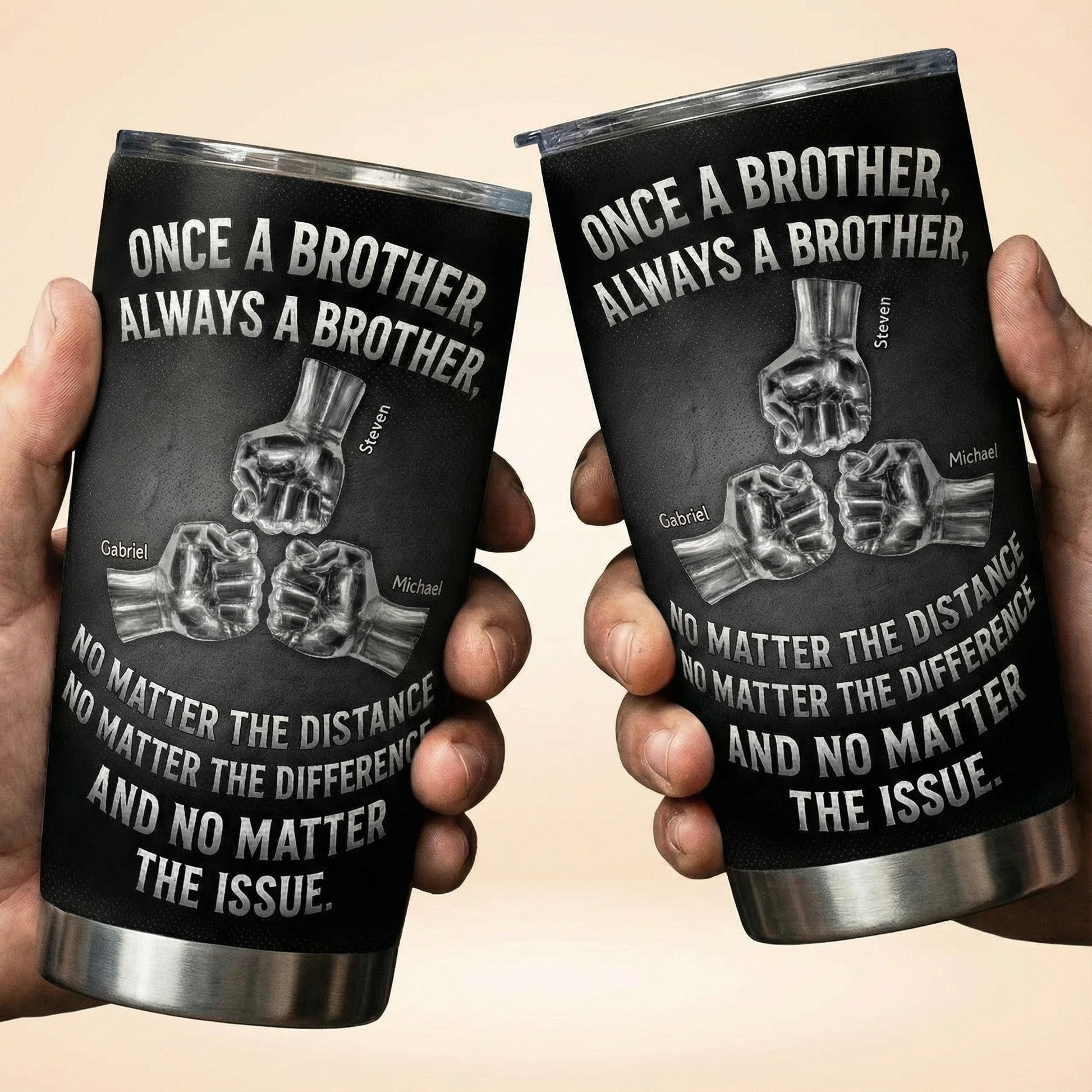 Personalized Brother Tumbler Gift for Sibling - Sentimental Keepsake Cup MagicInPrints