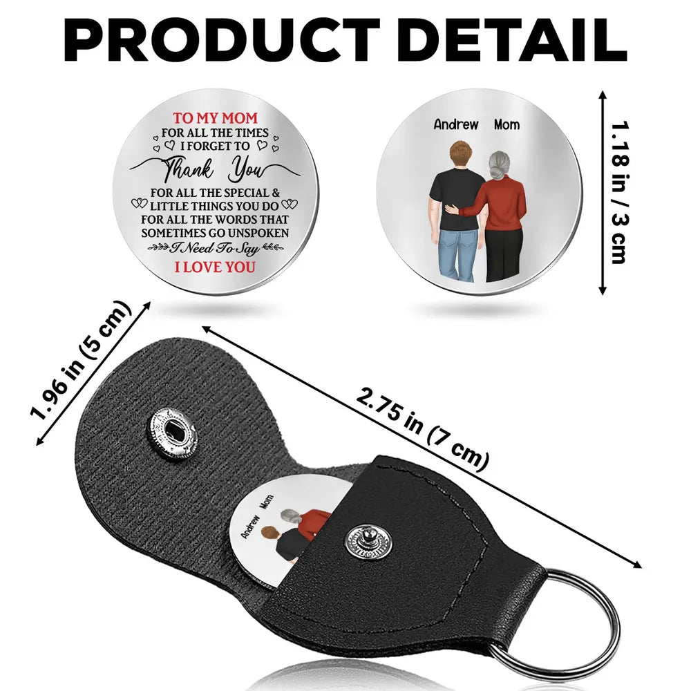 Personalized Engraved Keychain for Mom - Sentimental Gift for Mother's Day Keychain MagicInPrints