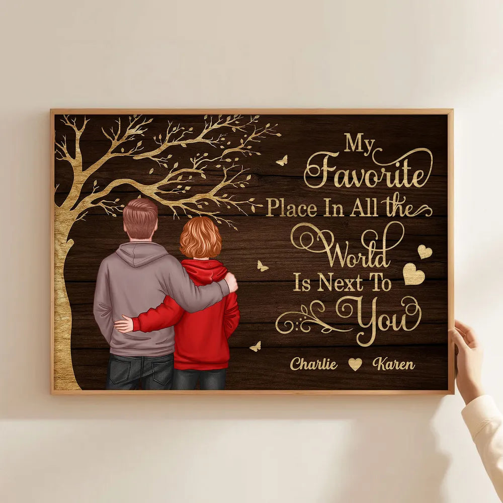 Personalized Couple Wall Art for Home Decor - Sentimental Gift Poster or Canvas MagicInPrints