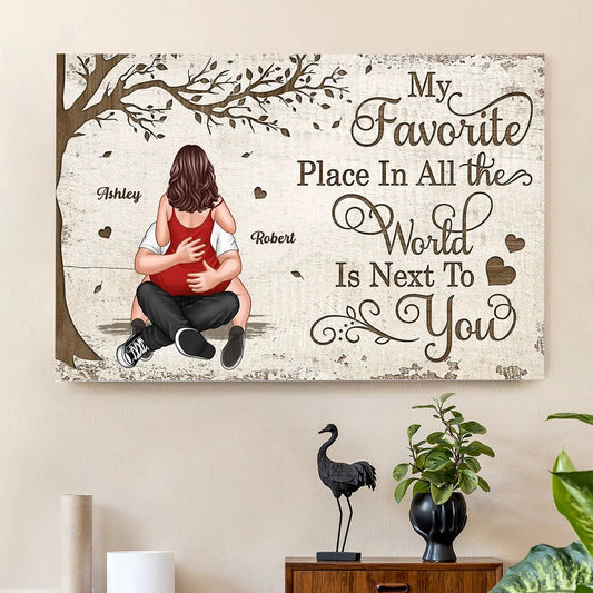 Personalized Couple Canvas Art for Lovers - Sentimental Home Decor Poster or Canvas MagicInPrints