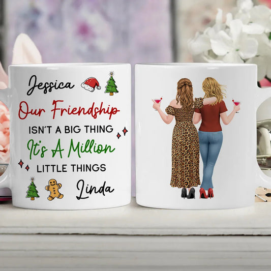 Personalized Friendship Mug for Women - Holiday Gift with Custom Names Cup MagicInPrints