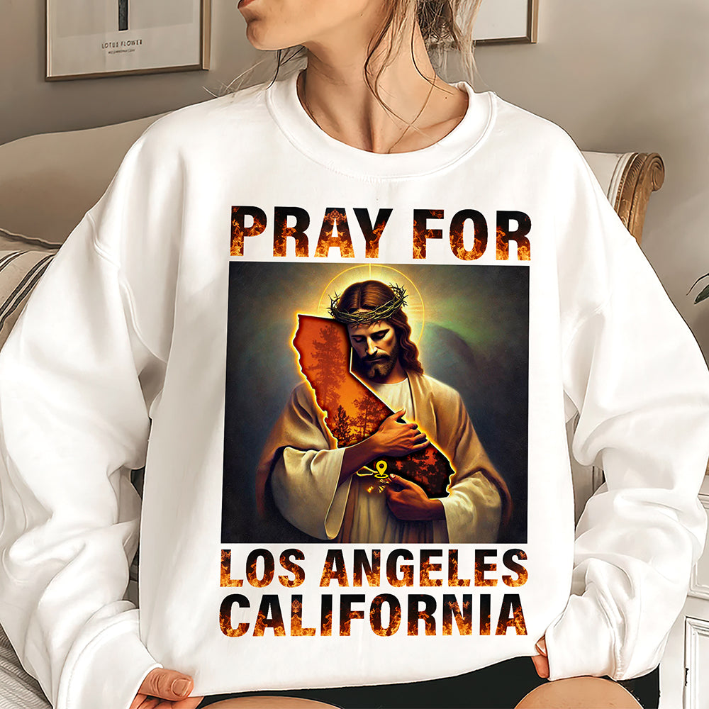 Pray For Los Angeles California Strong Shirt Shirts PopCulturePrints