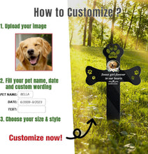 Load image into Gallery viewer, Personalized Metal Garden Stake Custom Dog Memorial Gift for Pet Owners
