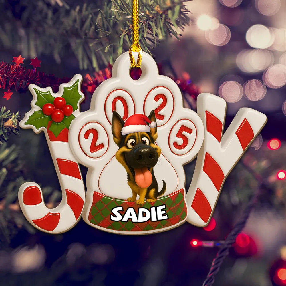 Personalized Dog Ornament for Pet Lovers - Christmas 2025 Decoration Ornament MagicInPrints