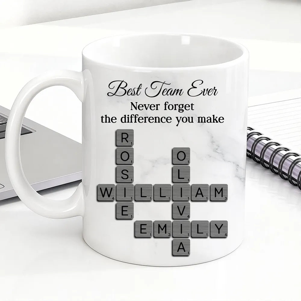Personalized Team Mug for Coworkers - Appreciation Gift Cup MagicInPrints