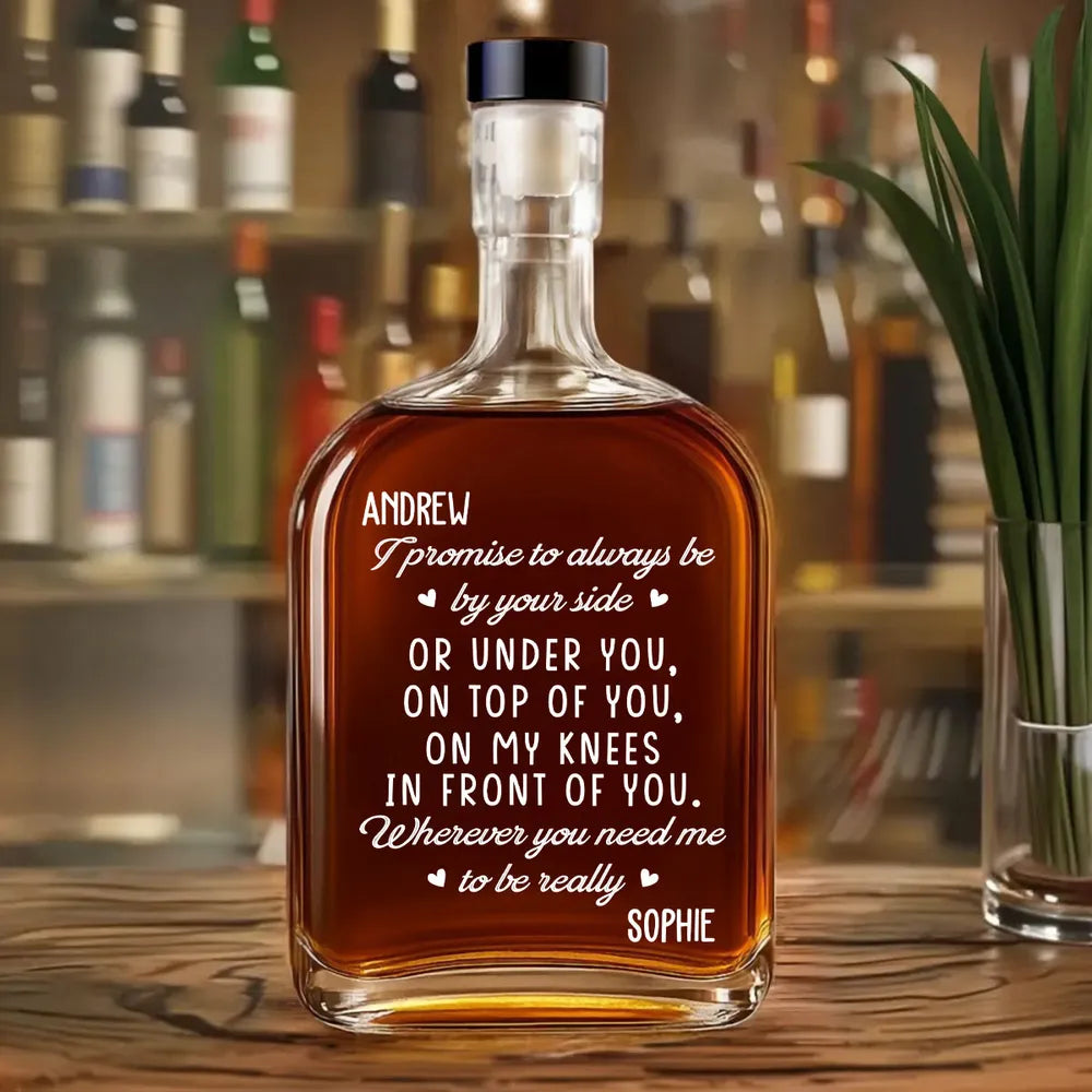 Personalized Whiskey Decanter for Couples - Romantic Gift for Christmas Kitchen Supplies MagicInPrints
