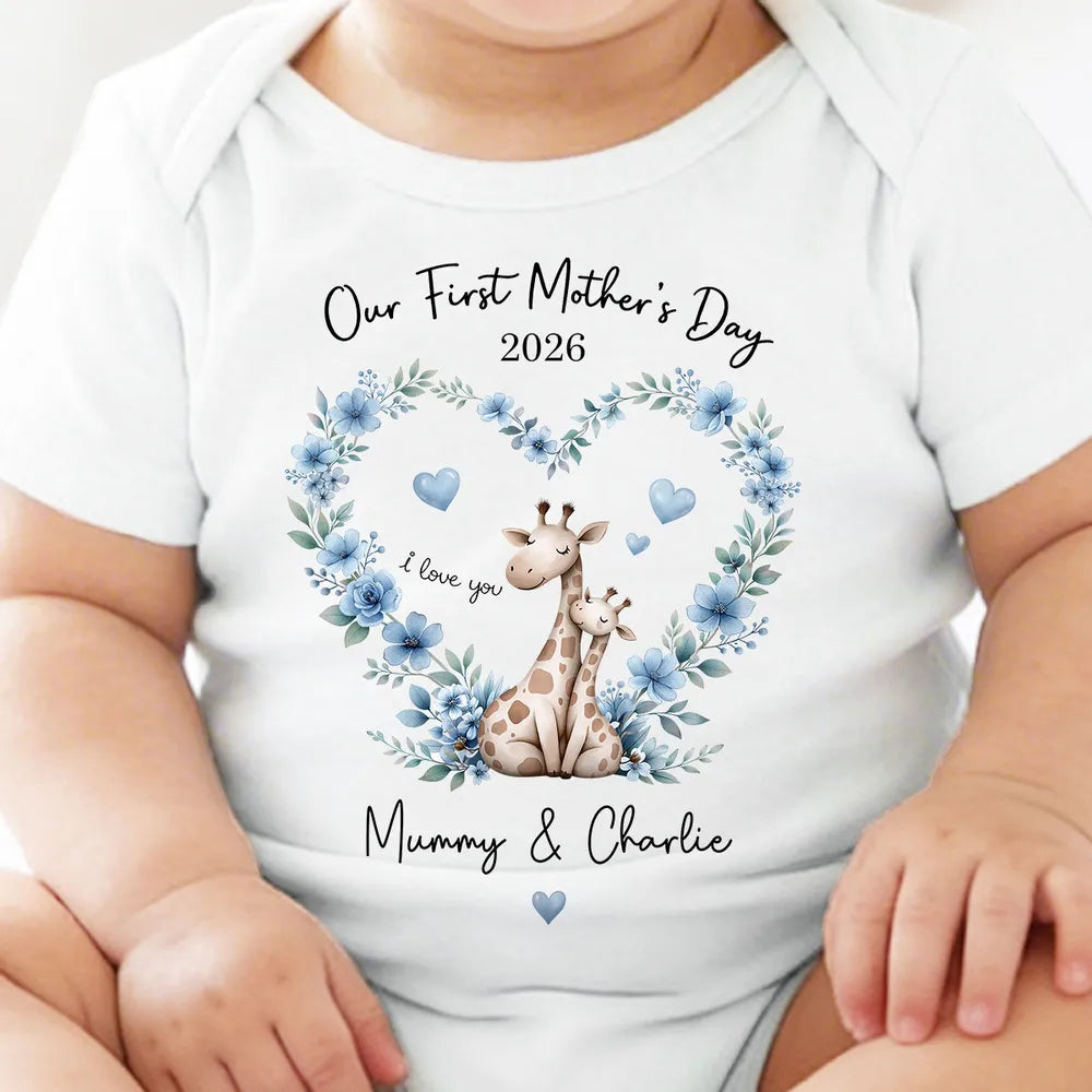 Personalized Baby Onesie for Mother's Day 2026 - Custom Name Gift Cloth MagicInPrints