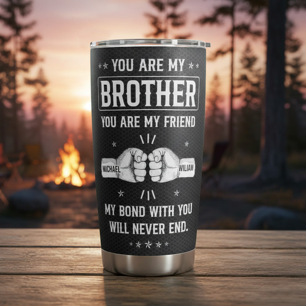 Personalized Brother Tumbler Gift for Sibling - Sentimental Keepsake Cup MagicInPrints