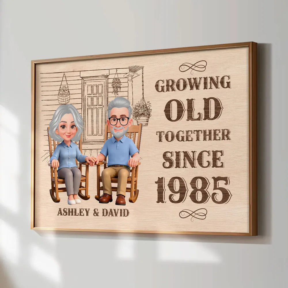 Personalized Anniversary Wooden Sign for Couples - Sentimental Home Decor Poster or Canvas MagicInPrints