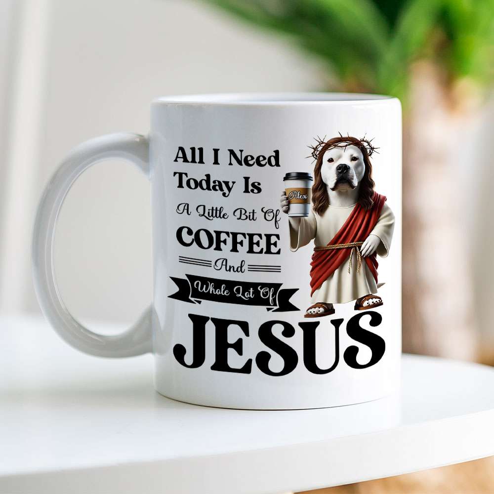 Personalized Christian Coffee Mug - All I Need Is Coffee & Jesus Coffee Mug PopCulturePrints