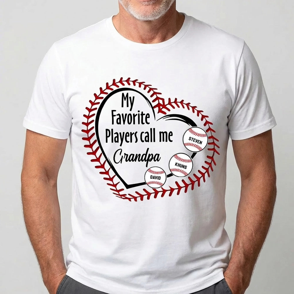 Personalized Baseball Grandma T-Shirt for Family - Perfect Gift Cloth MagicInPrints