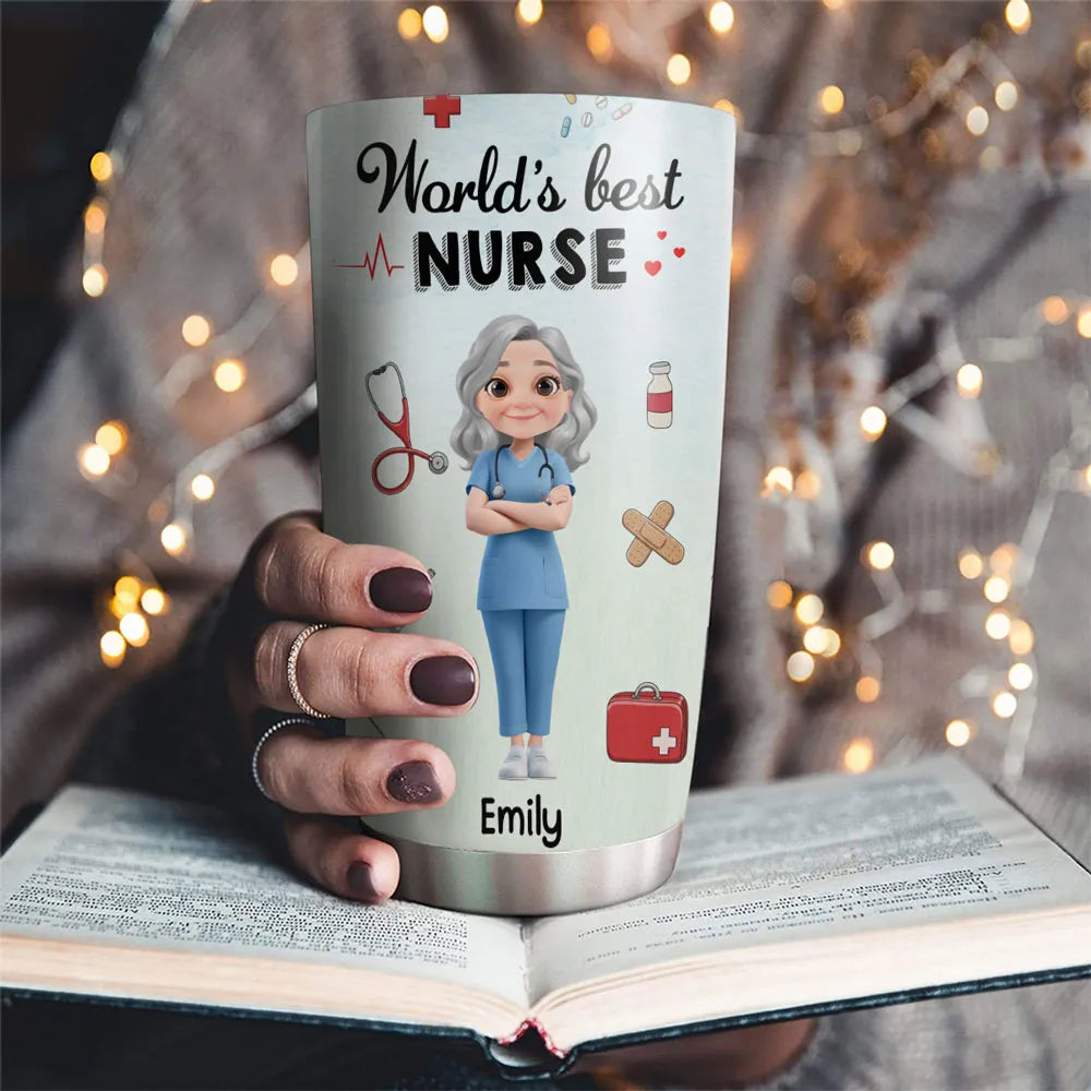 Personalized Nurse Tumbler for Healthcare Professionals - Appreciation Gift Cup MagicInPrints