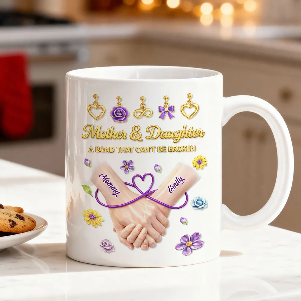 Personalized Mother & Daughter Mug for Family Bonding - Sentimental Gift Cup MagicInPrints