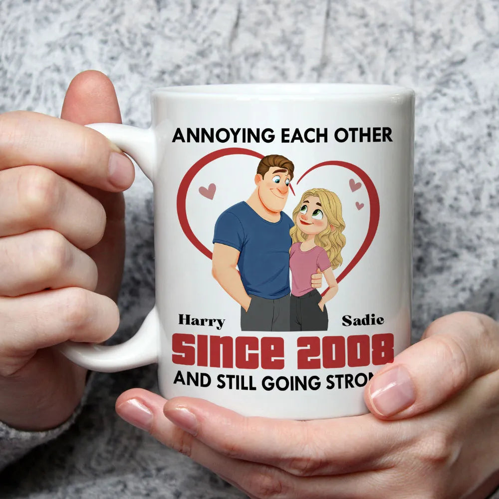 Personalized Couple Mug for Anniversaries - Funny and Sentimental Gift Cup MagicInPrints