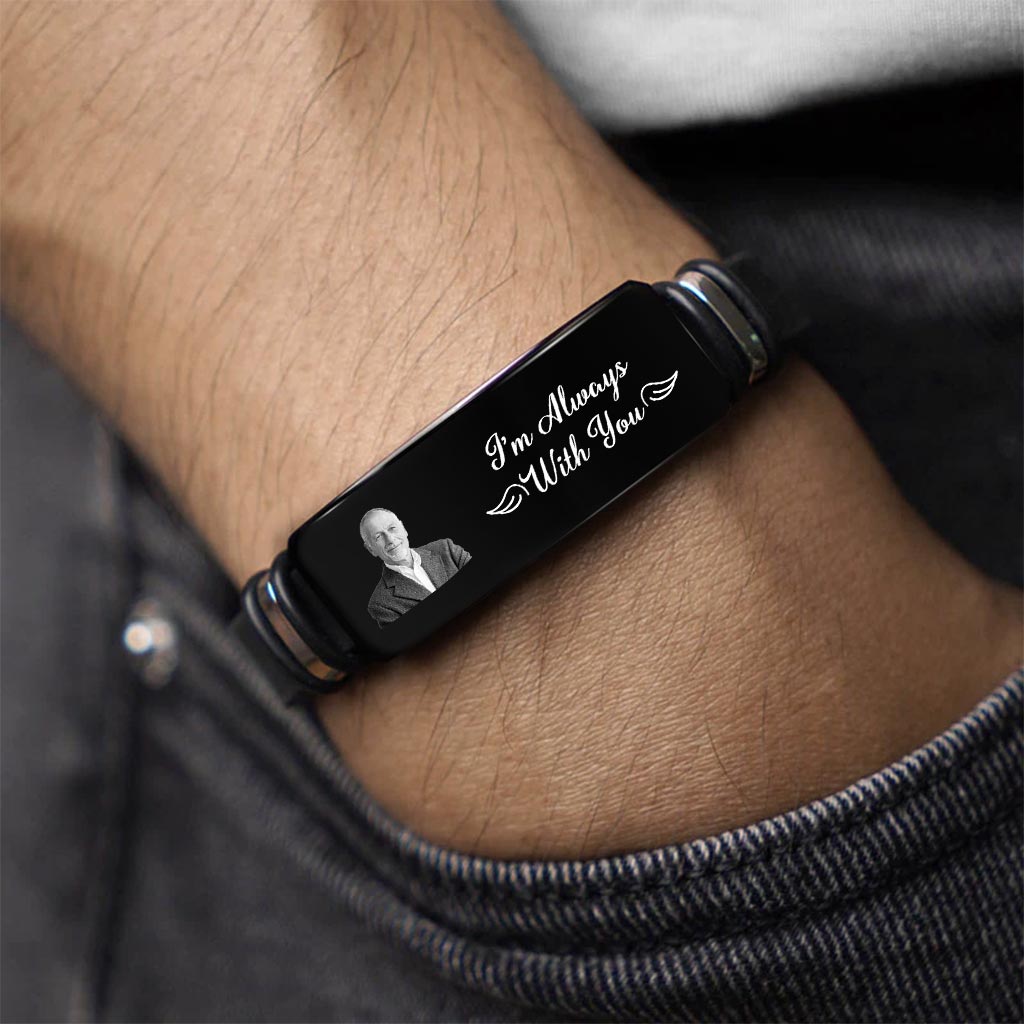 Custom Engraved Memorial Bracelet for Loved Ones - Sentimental Gift Jewelry MagicInPrints