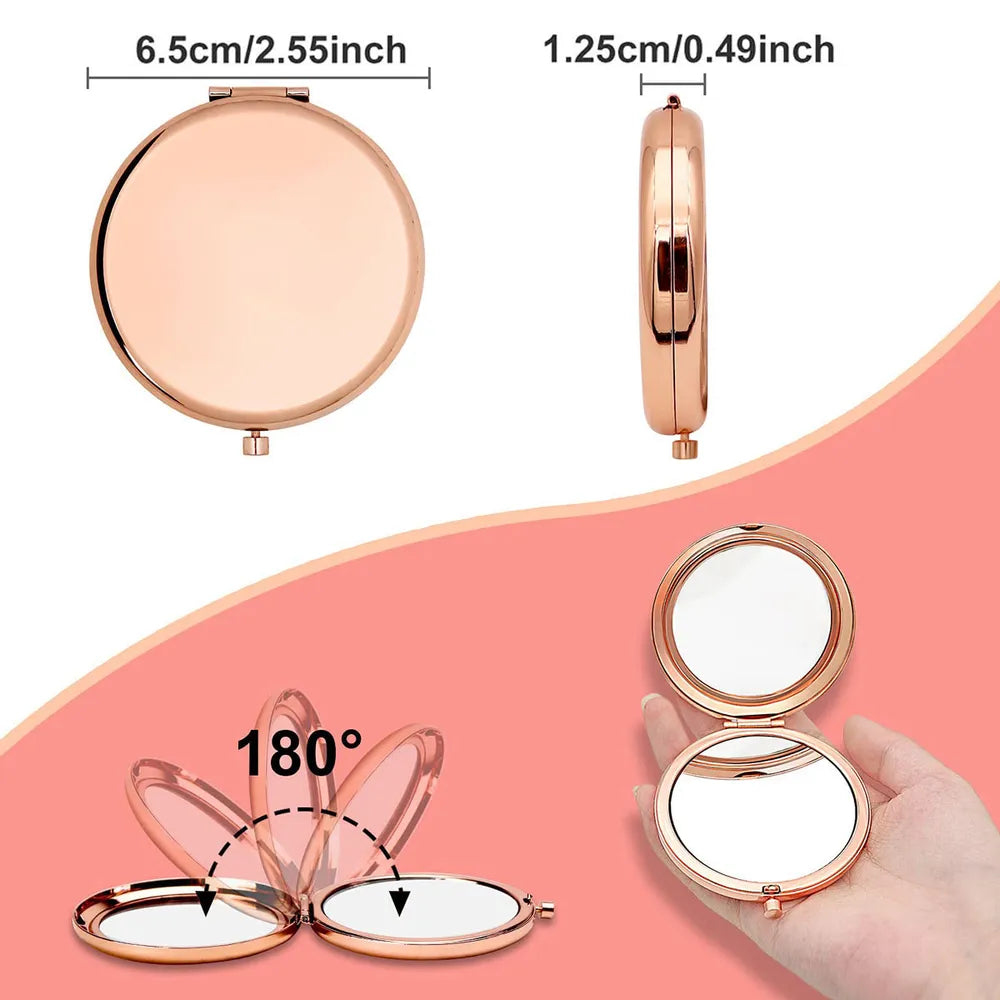 Personalized Compact Mirror for Daughter - Sentimental Gift from Mom Beauty Tools MagicInPrints