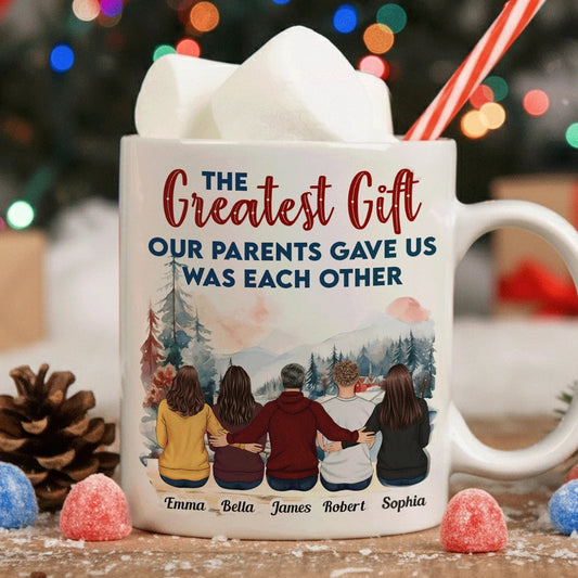 Personalized Family Mug for Siblings - Sentimental Gift for Holidays Cup MagicInPrints