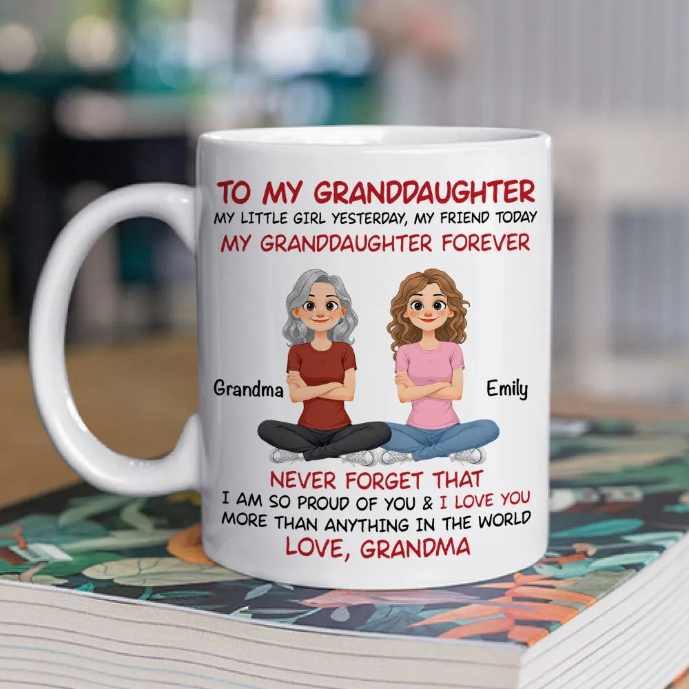 Personalized Grandma to Granddaughter Mug - Sentimental Gift for Special Occasions Cup MagicInPrints