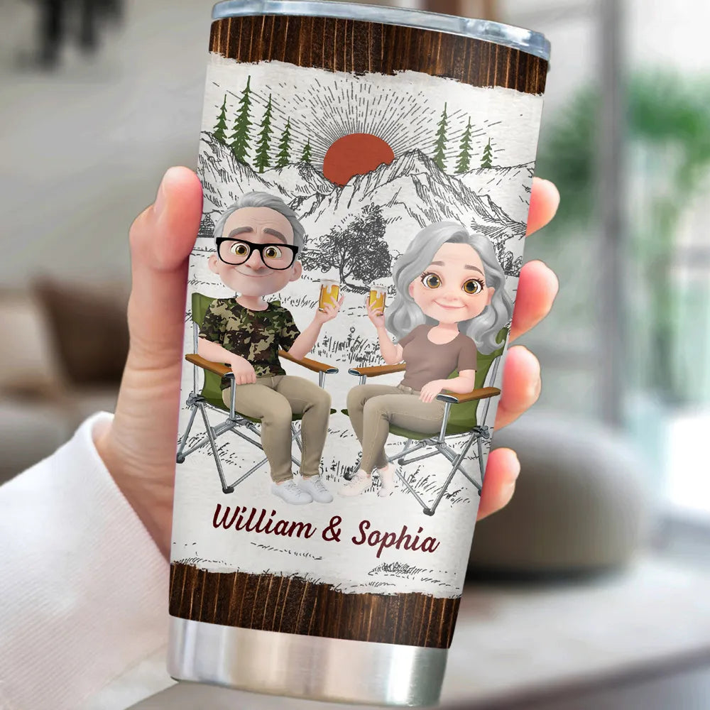 Personalized Couple Tumbler for Seniors - Sentimental Gift for Anniversaries Cup MagicInPrints