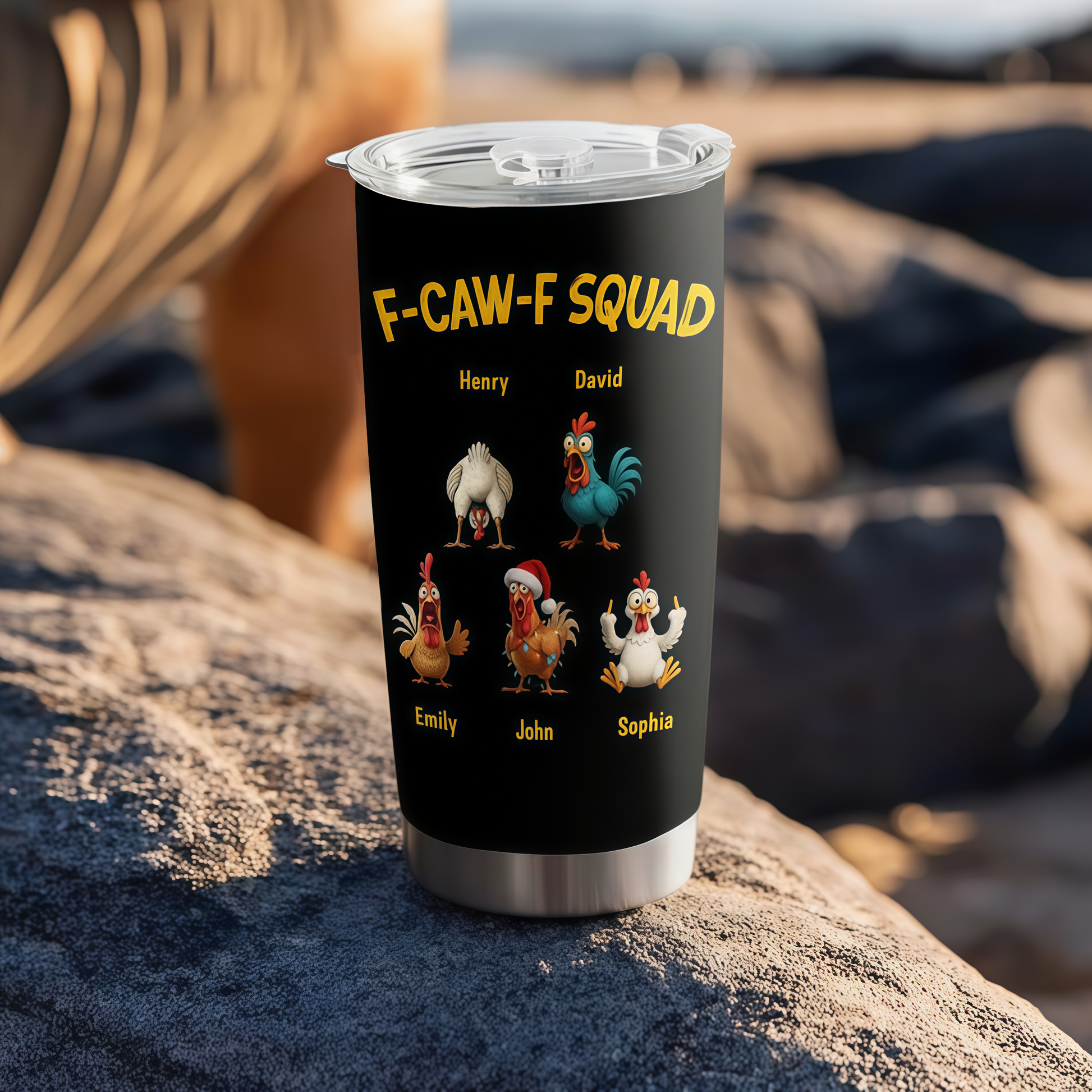 Personalized Funny Chicken Tumbler for Office Humor - Gift for Coworkers Cup MagicInPrints