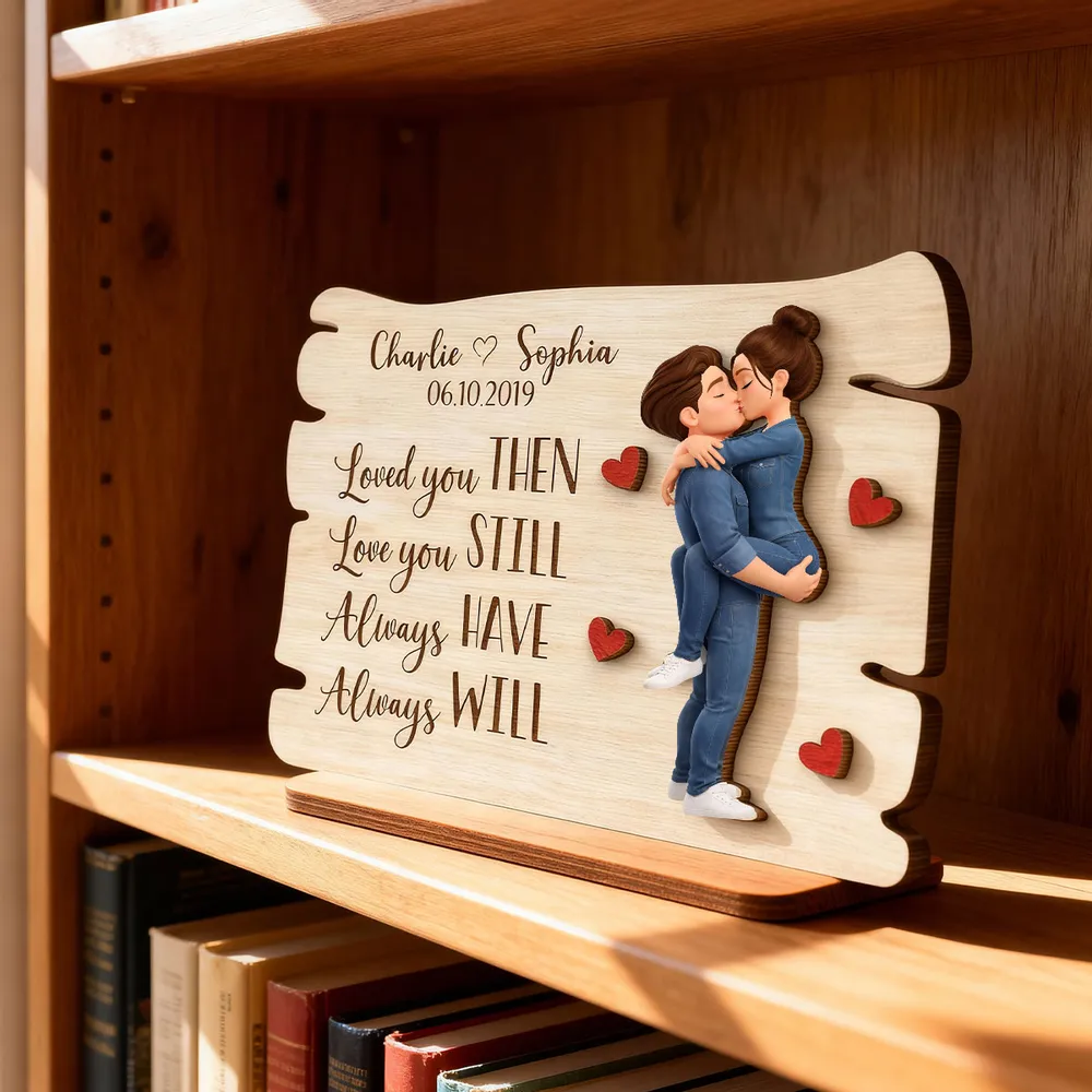 Personalized Wooden Plaque for Couples - Romantic Anniversary Gift Plaque MagicInPrints
