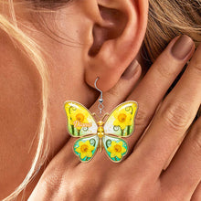 Load image into Gallery viewer, &quot;Unleash Your Inner Butterfly!&quot; - Birth Month Flower Butterfly Acrylic Earrings - Personalized Gift for Her Earrings MagicInPrints
