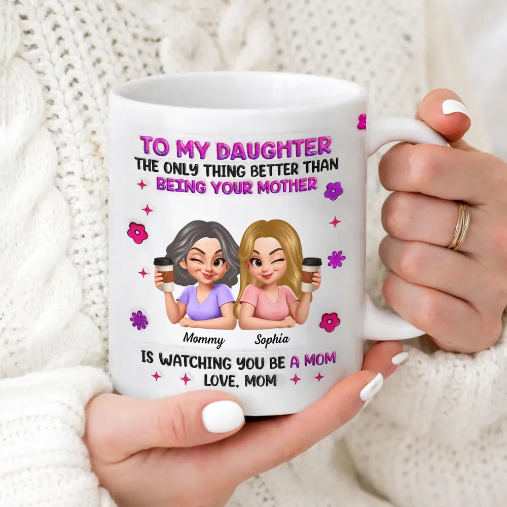 Personalized Mother-Daughter Coffee Mug Gift - Sentimental Keepsake for Daughters Cup MagicInPrints