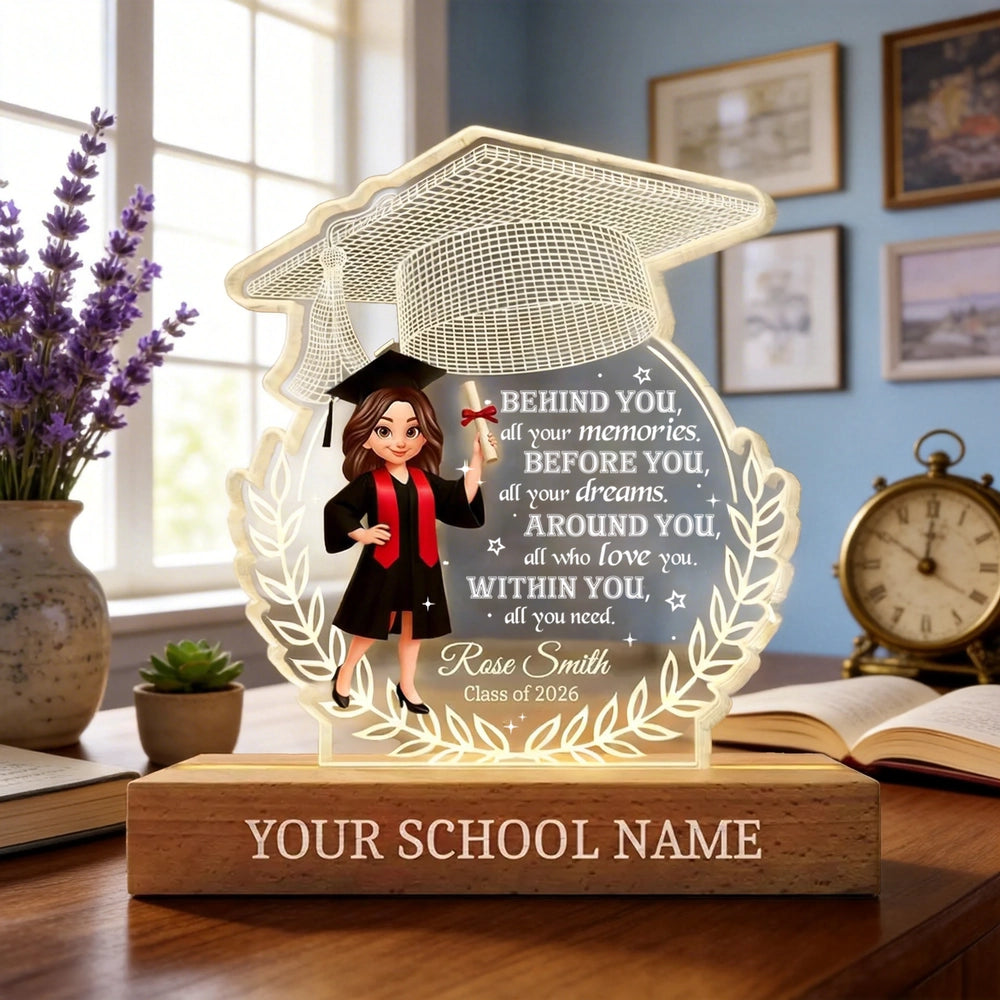 Personalized Graduation Acrylic Plaque for Students - Inspirational Gift for Class of 2026 Plaque MagicInPrints