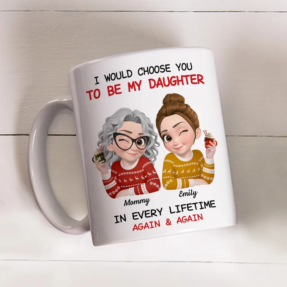 Personalized Mother-Daughter Coffee Mug - Sentimental Gift for Mom Cup MagicInPrints
