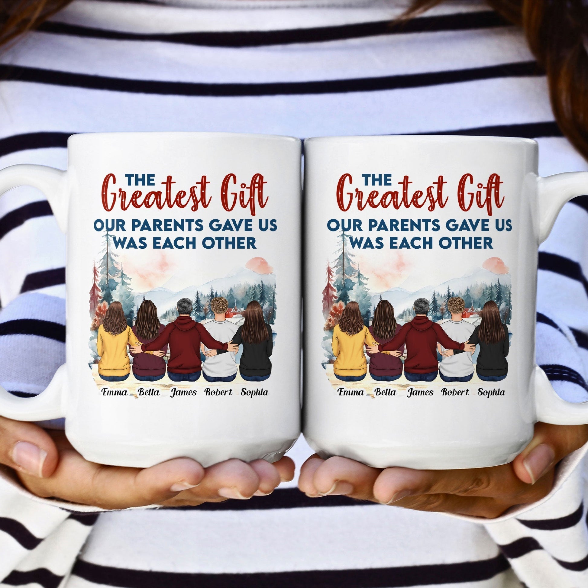 Personalized Family Mug for Siblings - Sentimental Gift for Holidays Cup MagicInPrints