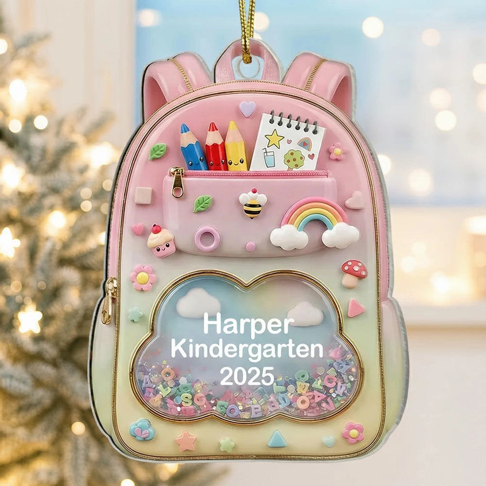 Personalized Kids Backpack for Girls - Cute Kindergarten School Bag Ornament MagicInPrints