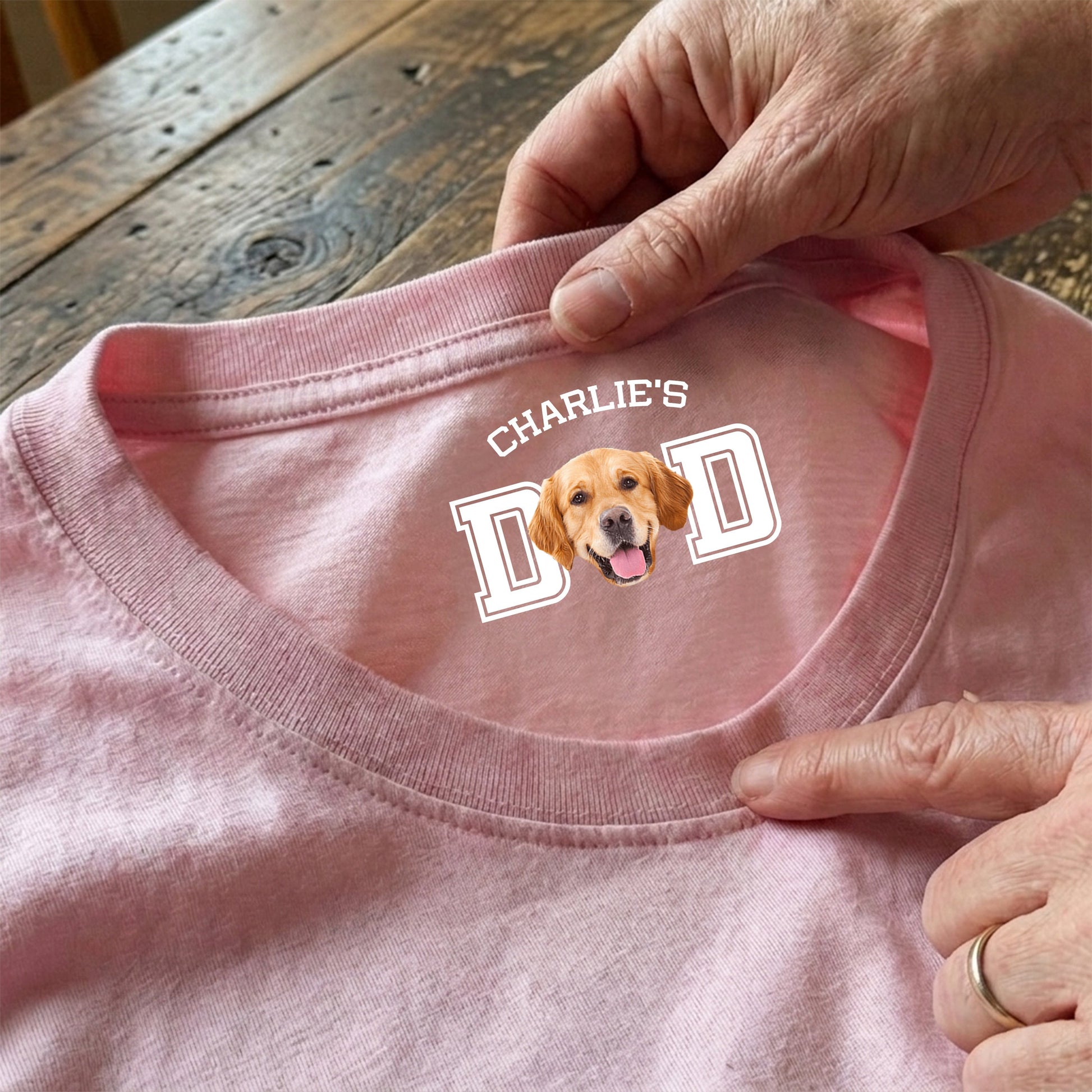 Custom Dog Dad T-Shirt for Pet Owners - Personalized Gift Cloth MagicInPrints