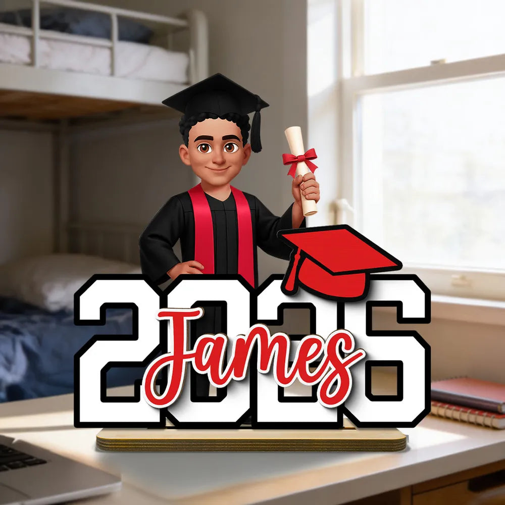 Custom Graduation Plaque for Graduates with Name and Year - Perfect for Graduation Gift Plaque MagicInPrints