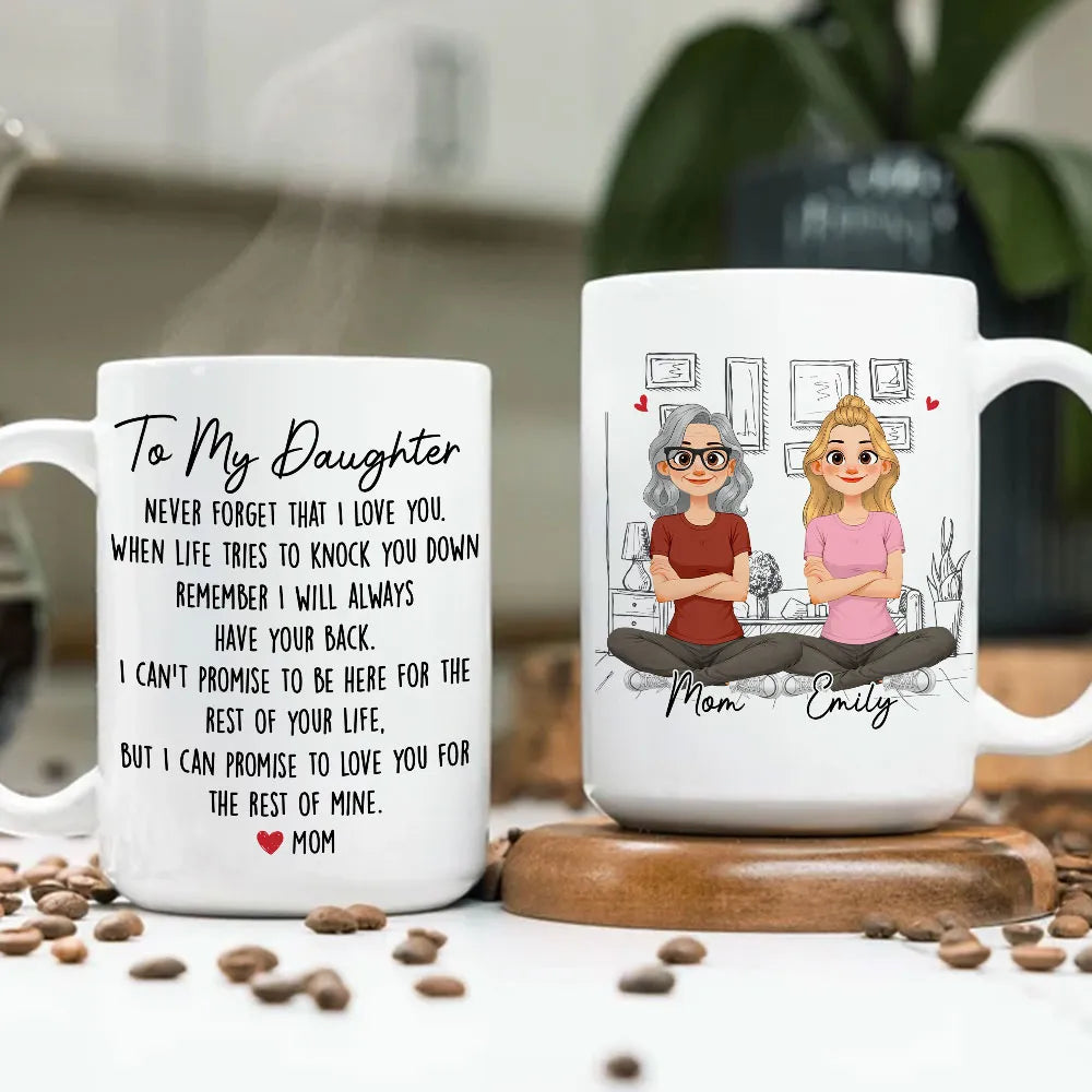 Personalized Mom and Son Coffee Mug Set - Heartfelt Gift for Son Cup MagicInPrints
