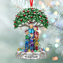 Load image into Gallery viewer, Celebrate Your Family&#39;s Love - Personalized Family Tree Ornament Ornament PopCulturePrints
