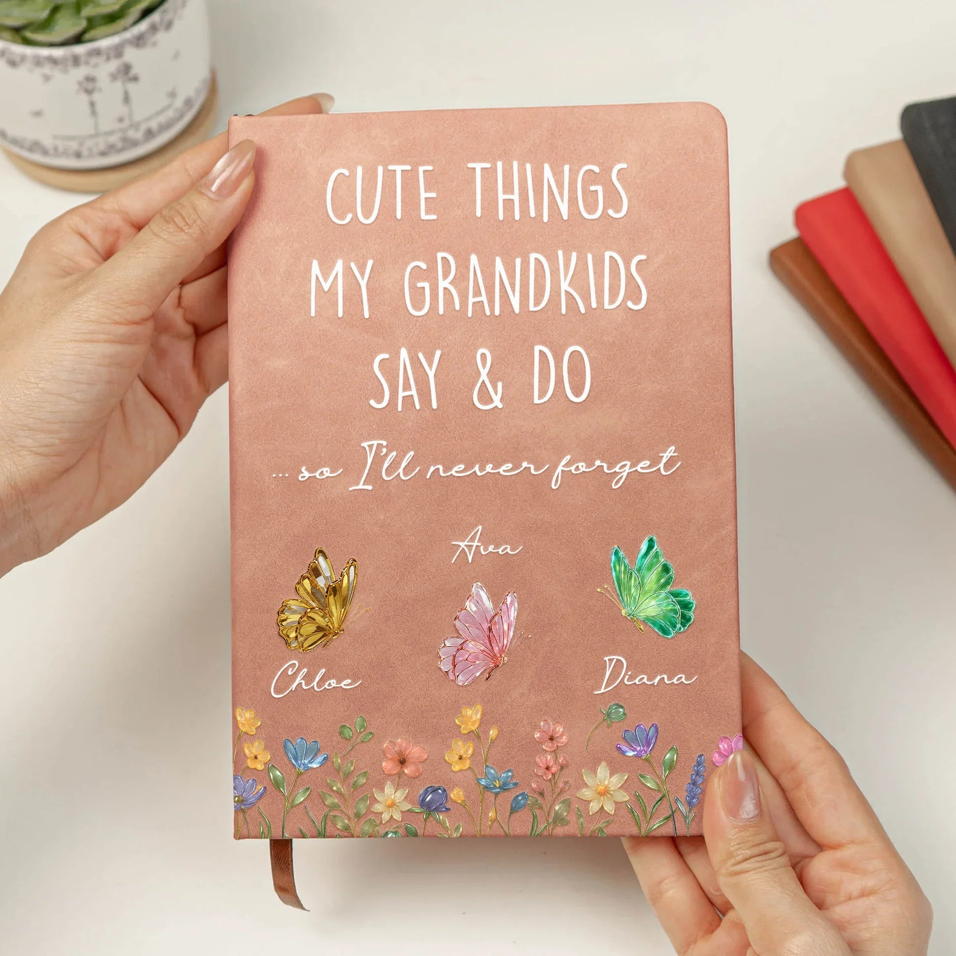 Personalized Grandkids Memory Journal for Grandparents - Keepsake Gift Stationery MagicInPrints