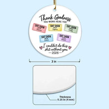 Load image into Gallery viewer, Personalized Ceramic Christmas Ornament Gift for Coworkers
